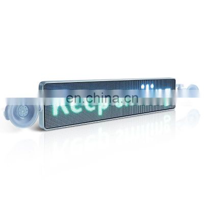 Full Color Car Rear Window LED sign message board P5 RGB Wifi Control Led Car Screens Led Display Screens