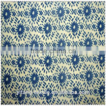 Polyester fabric with pattern