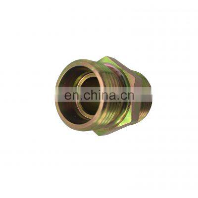 Carbon Steel Hydraulic Fitting Coupling Carbon Steel Pipe Straight Fittings Copper Brass