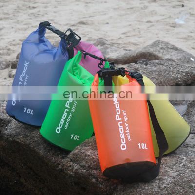 Outdoor  Ocean Pack 2L 5L 10L 15L 20L 30L Floating Boating Fishing Swimming 500D PVC Ocean Pack Waterproof Dry Bag