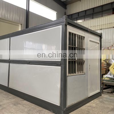 Foldable Light Steel Install  Container Fold Out Prefab Folding House Container Home