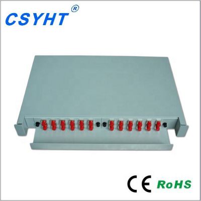 FTTH Optic Cable Patch Panel Network 24 Port Fiber Patch Panel Full Line of Products to Support FTTx Applications ODF-RF24