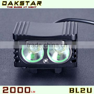 DAKSTAR 2013 New Inventions BL2U CREE XML2 2000LM Rechargeable Super Bright Good Quatity Waterproof LED Bicycle Light