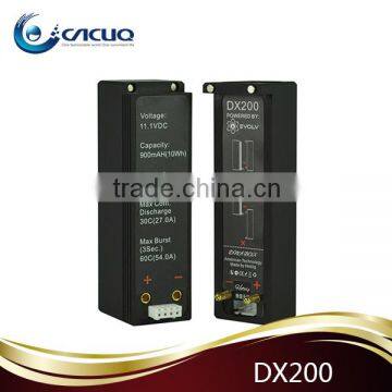 Original DNA 200 Chip from USA!!! DX200 Hotcig DX 200W with 3s Li-po 11.1v 900mAh 1300mah double 18650 Battery DX 200W