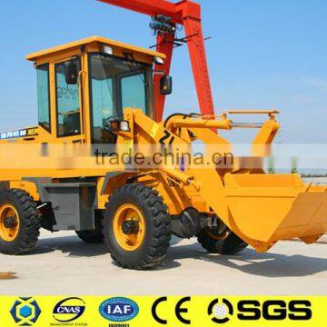 1 ton wheel loader with joystick/pallet fork / snow blower