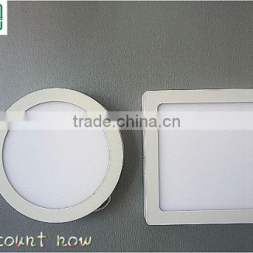 hot selling 6w IC driver thinner led panel lighting