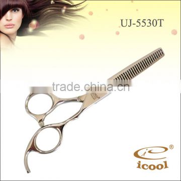ICOOL UJ-5530T stainless steel thinning scissors with straight teeth