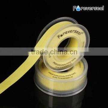 High density Yellow Gas Line Thread Seal tape with PTFE