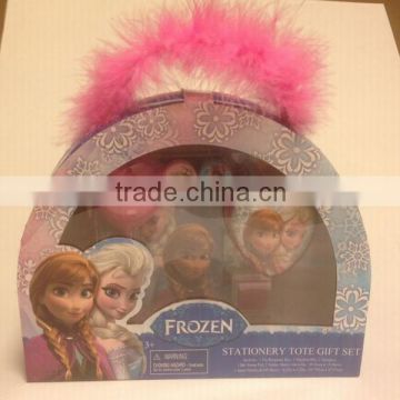 children cartoon kids mini office school frozen stationery gift set