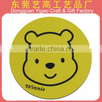 Various eco friendly 2d PVC animal coaster for home decoration gifts
