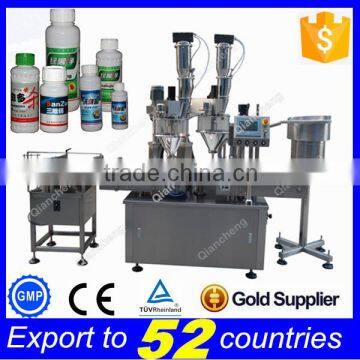 Sales promotion 2 nozzles powder filling machine,auger filling and sealing machine