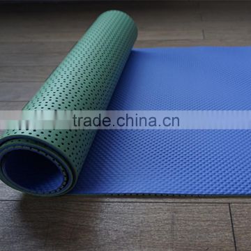 Anti-slide non-toxic durable TPE yoga mat with mesh