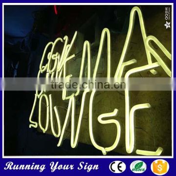 New custom outdoor LED cafe advertising neon signs