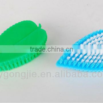 leaf-shaped washing clothes plastic brush