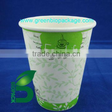 100% fully compostable pla coating disposable cup