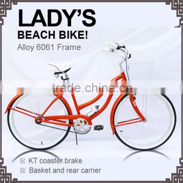 various colors ladies beach cruiser bicycle KB-BC-M160011