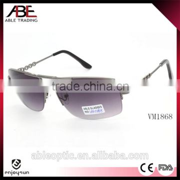 men square uv400 lens polarized American style sun glasses metal sunglasses eyewear Made in China                        
                                                                                Supplier's Choice
