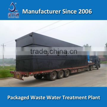 Containerized WWTP aerated wastewater treatment systems