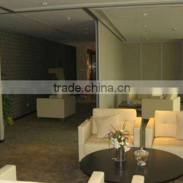 sliding folding partition