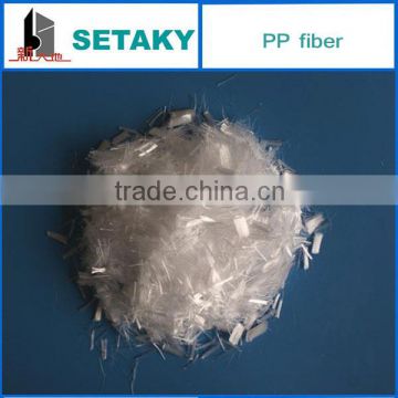 polypropylene fiber/pp fiber for Interior Wall Putty Powder Setaky