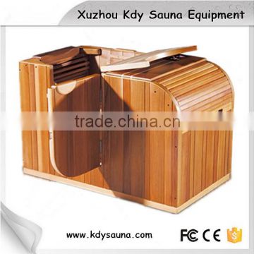 2015 Latest Cheapest Wooden Far Infrared Fitness Sauna
