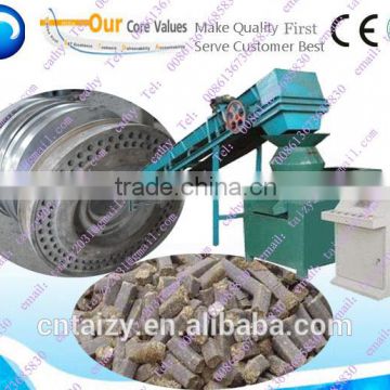 Dry grass pellet forming machine and straw briquette pellet making machine for sale