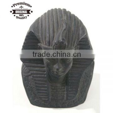resin ancient Egyptian Craft Black Egyptian Tutankhamun Mask Statue