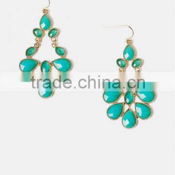 Whimsy dangles in turquoise fashion Earrings