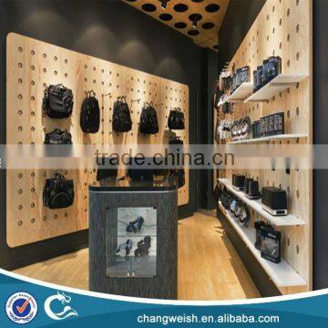 wall mount display rack for hanging items,hanging bag display stand