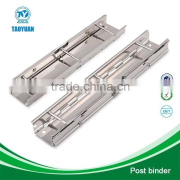 TaoYuan stationrey 3 hole pipe binder clips, stationery file clip