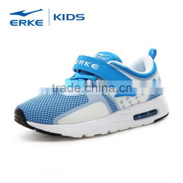 ERKE wholesale brand hook and loop closure teenage boys casual shoes with air cushion (little kid/big kid)