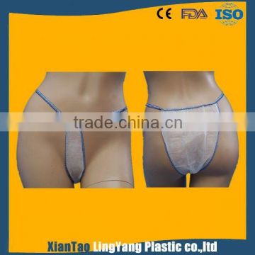Disposable non woven waterproof underwear elastic