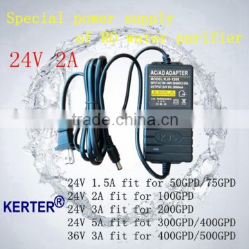 2000mA power adaptor for domestic RO system
