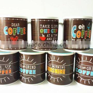 Wholesale 12oz words mug with gift box