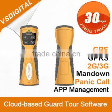 gps gprs online guard tour patrol system with online software