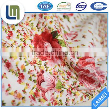 China supplier Chinese style polyester wholesale flower print fabric