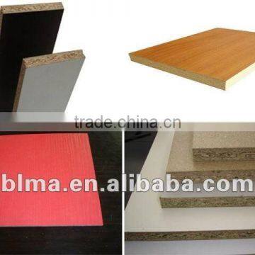 China 18mm E2 melamine particle board in sale with best price