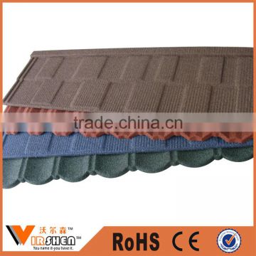Roof tiles in turkey/villa roofing sheet building material price/stone coated steel roofing tile