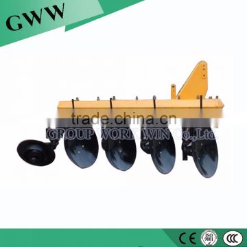 straight pipe disc plough