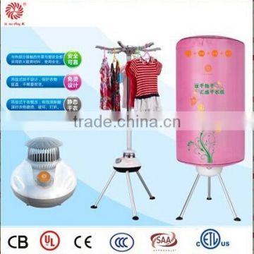 10KG capacity sterilize round type portable clothes dryer and air bady clothes