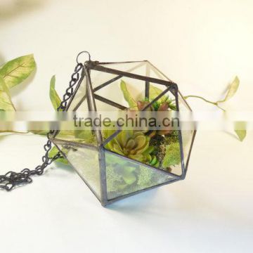 Hanging and Geometric Glass Terrarium
