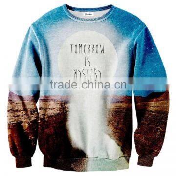 sublimated sweater long sleeve sweater without hood