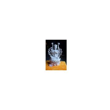 18 Hands Sitting Porcelain Guan Yin Figurines,Kwanyin figurine,Buddha statues,Sculpture,Fengshui Products, Home Decoration