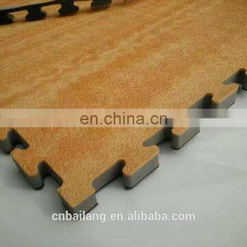 high quality interlocking wood grain eva tatami foam floor 30 mm