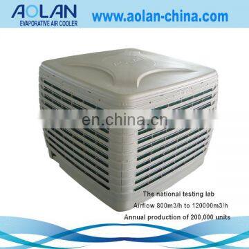 down discharge 18000m3/h airflow industrial desert air cooler without water