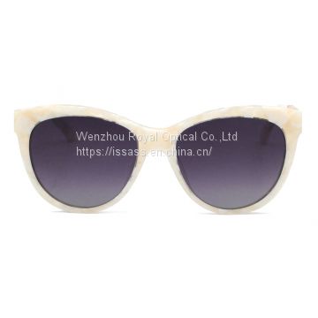 Grobal brand custom women men cat 3 uv400 tac polarized acetate wood sun glasses sunglasses
