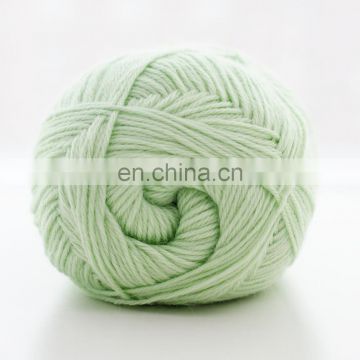wholesale multi color acrylic and nylon blended wool baby yarn