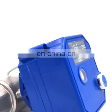 with manual operation brass ss304 CR01 CR04 2wires 3 wires cwx-25s dn25 5vdc mini electric ball valve