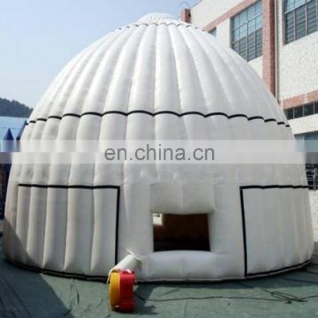 Big airtight inflatable dome garage tent,outdoor durable PVC tarpaulin inflatable igloo tent for car