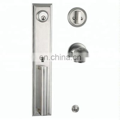 Gate Door Single Cylinder HandleSet with Deadbolt and Knob Door Handle Lock